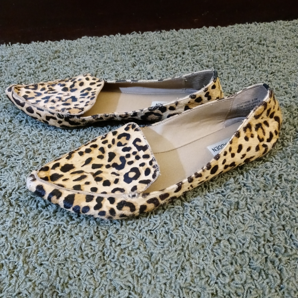 Steve Madden cheetah flats
